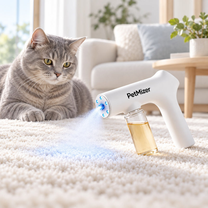 PetMizer on a rug